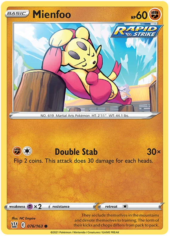 Mienfoo (076/163) - Battle Styles
