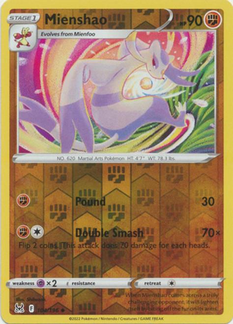 Mienshao Reverse Holo (104/196) - Lost Origin