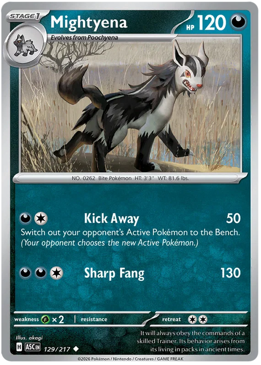 Mightyena (129/217) - Ascended Heroes
