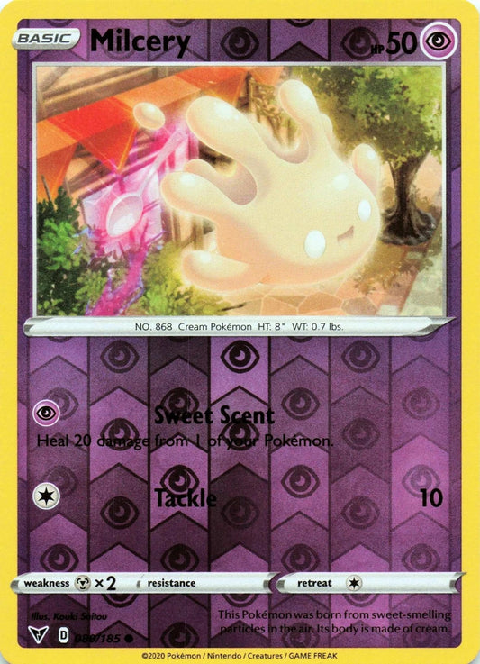 Milcery Reverse Holo (080/185) - Vivid Voltage