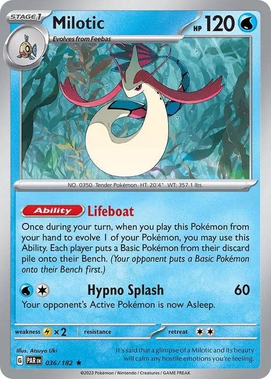 Milotic Holo (036/182) - Paradox Rift