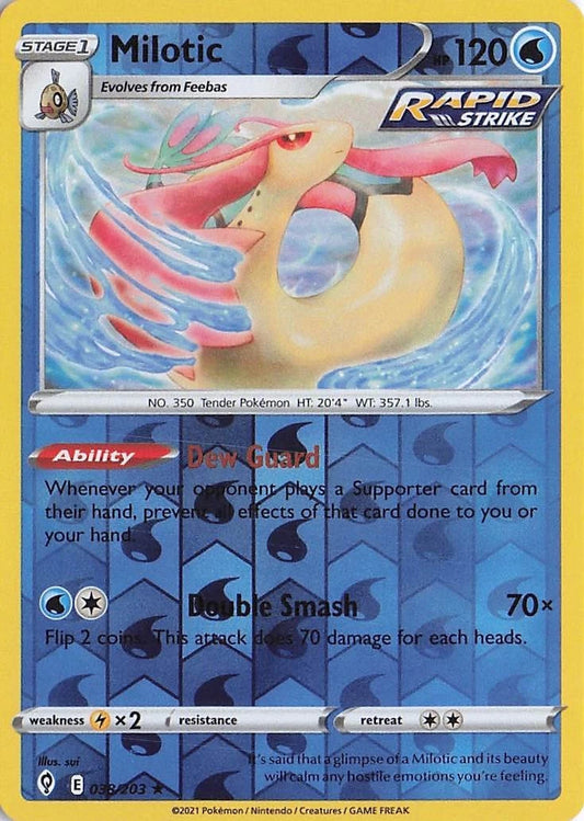 Milotic Reverse Holo (038/203) - Evolving Skies