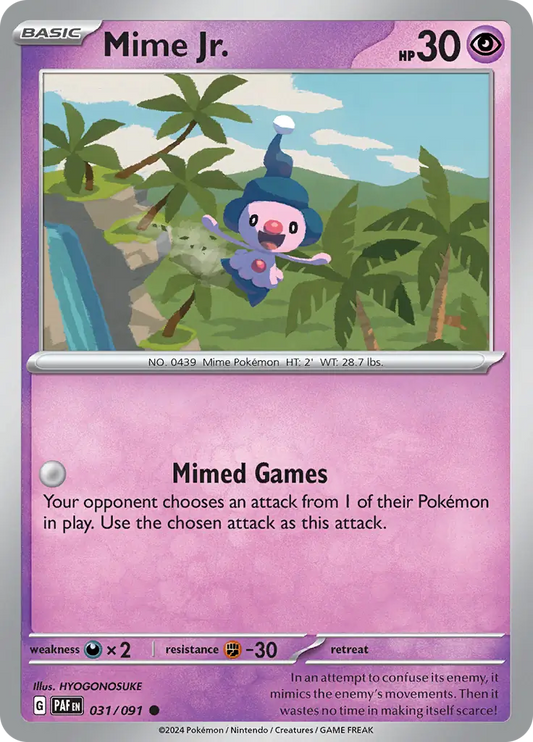 Mime Jr. (031/091) - Paldean Fates