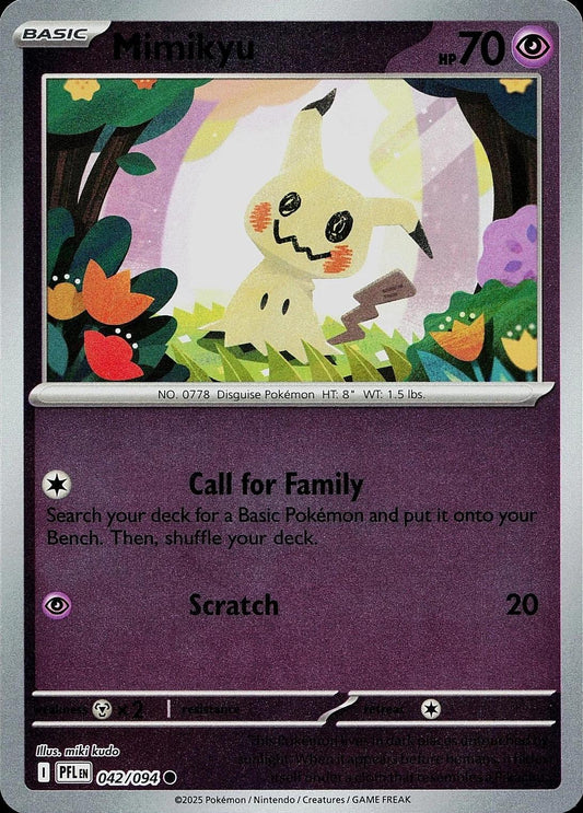 Mimikyu Reverse Holo (042/094) - Phantasmal Flames