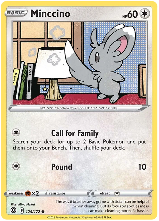 Minccino (124/172) - Brilliant Stars