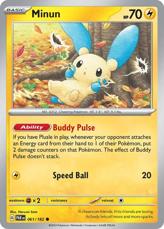 Minun (061/182) - Paradox Rift