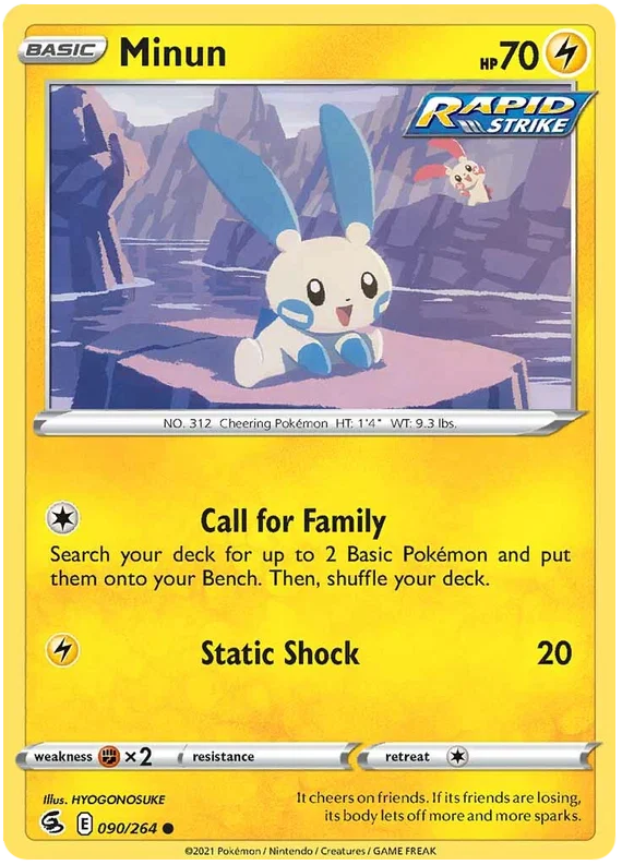 Minun (090/264) - Fusion Strike