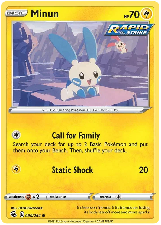Minun (090/264) - Fusion Strike