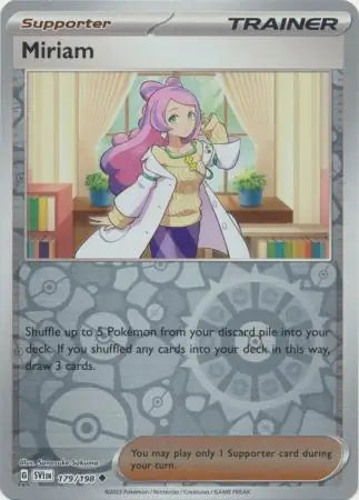 Miriam Reverse Holo (179/198) - Scarlet & Violet