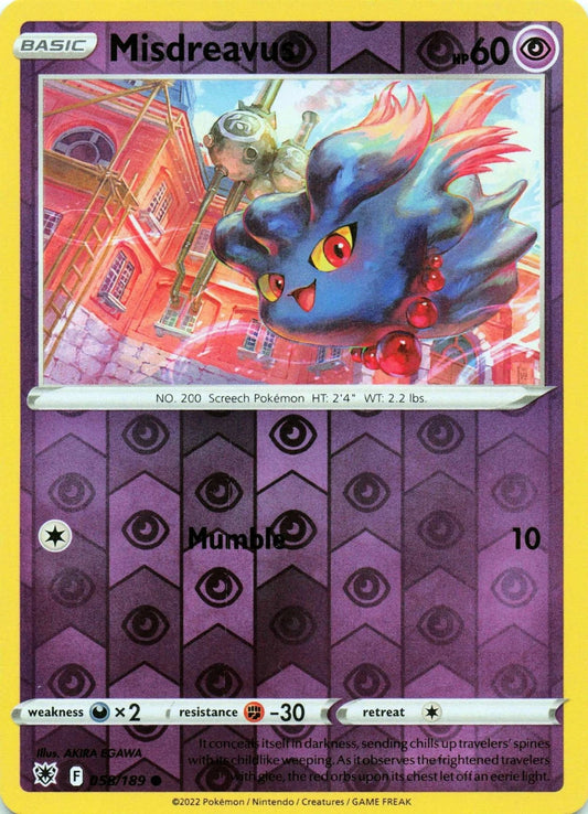 Misdreavus Reverse Holo (058/189) - Astral Radiance
