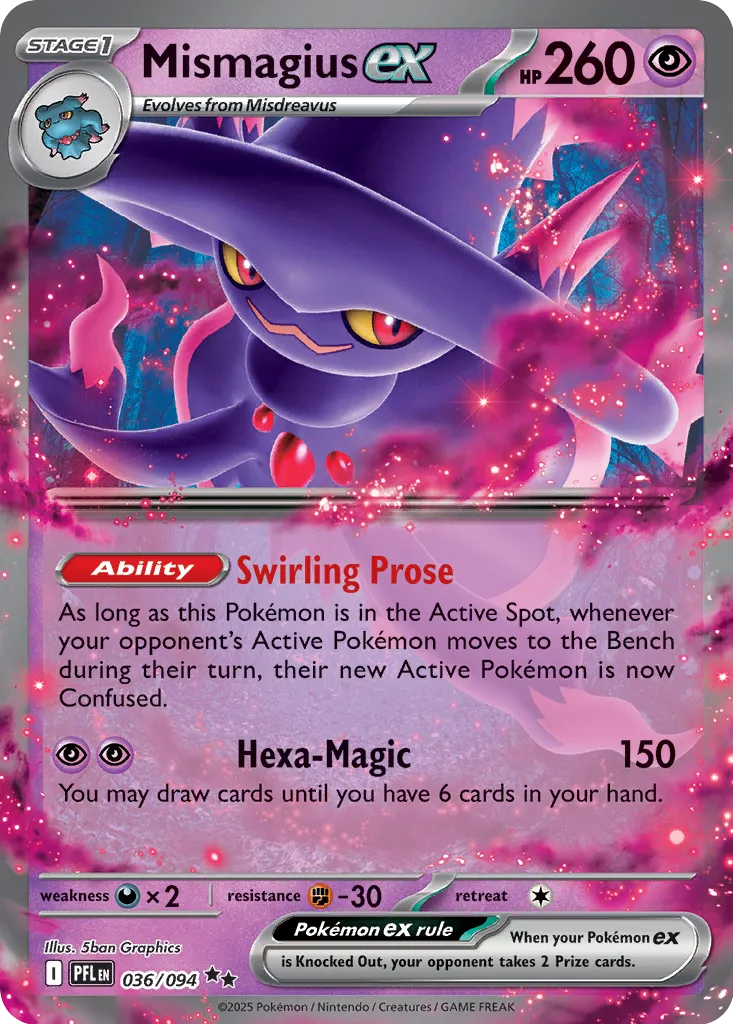 Mismagius ex (036/094) - Phantasmal Flames
