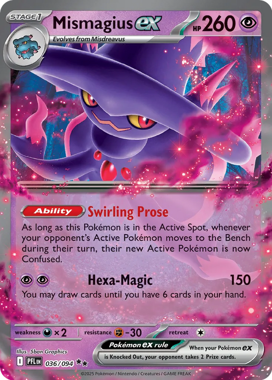 Mismagius ex (036/094) - Phantasmal Flames
