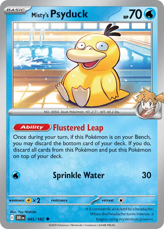 Misty's Psyduck (045/182) - Destined Rivals