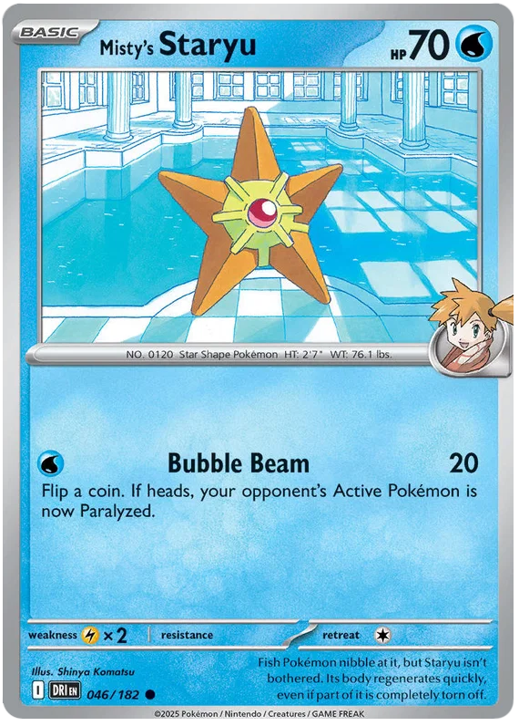Misty's Staryu (046/182) - Destined Rivals