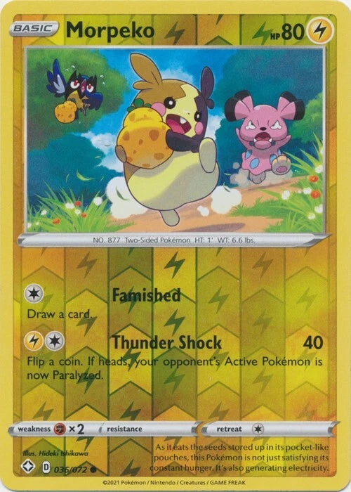 Morpeko Reverse Holo (036/072) - Shining Fates