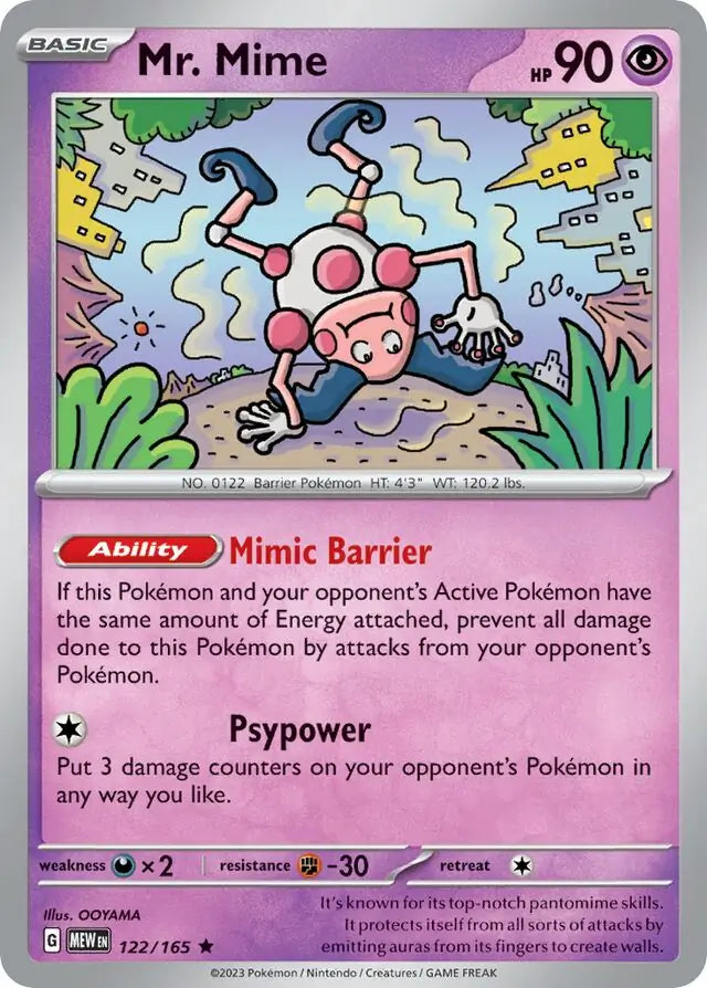 Mr. Mime Holo (122/165) - 151
