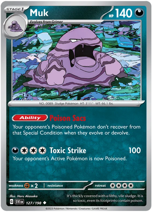 Muk (127/198) - Scarlet & Violet