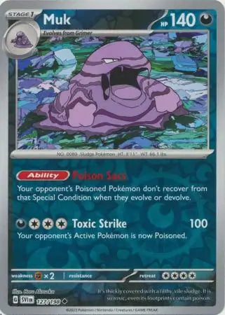 Muk Reverse Holo (127/198) - Scarlet & Violet