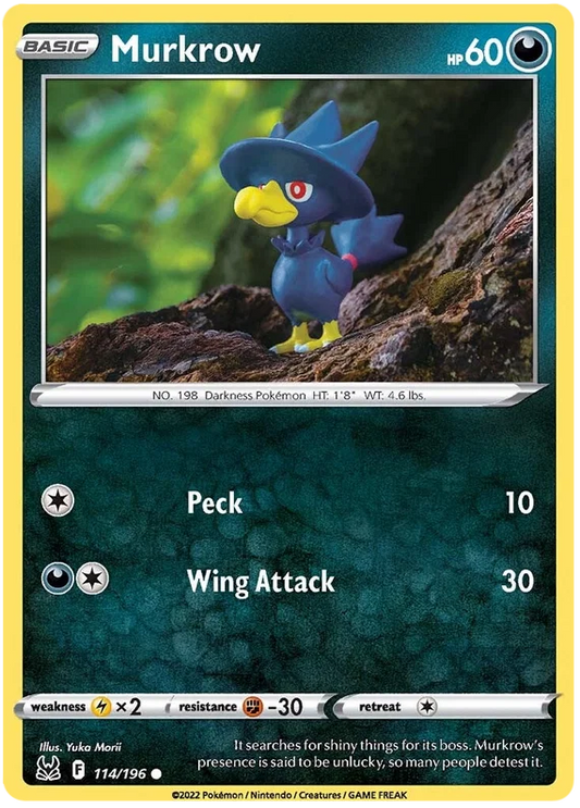 Murkrow (114/196) - Lost Origin