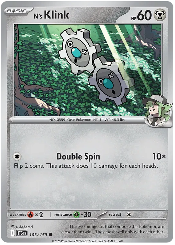 N's Klink [Reverse Holo] (103/159) - Journey Together