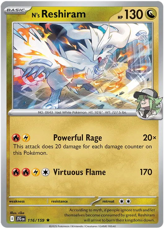 N's Reshiram Holo (116/159) - Journey Together