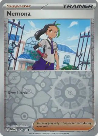 Nemona Reverse Holo (082/091) - Paldean Fates