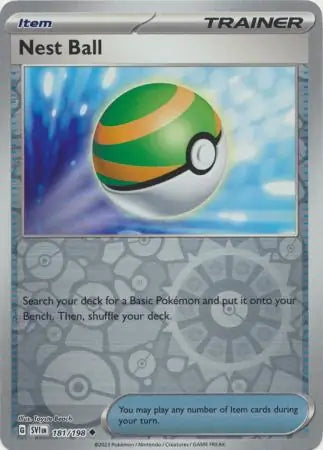 Nest Ball Reverse Holo (181/198) - Scarlet & Violet