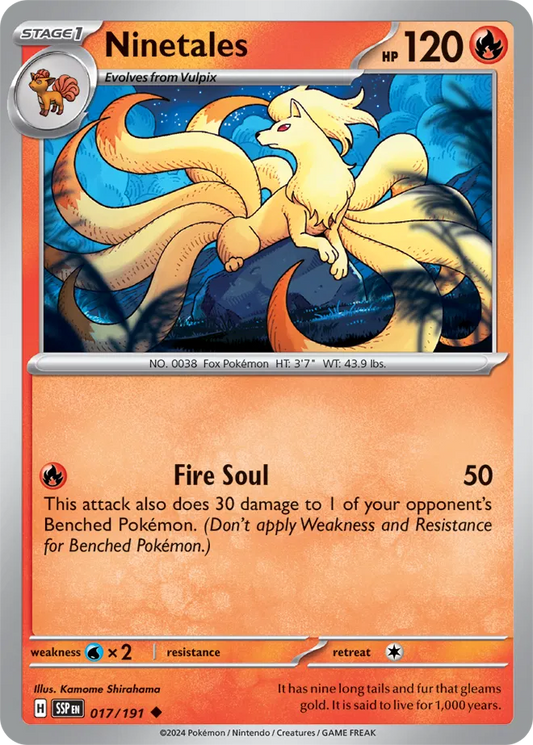 Ninetales (017/191) - Surging Sparks