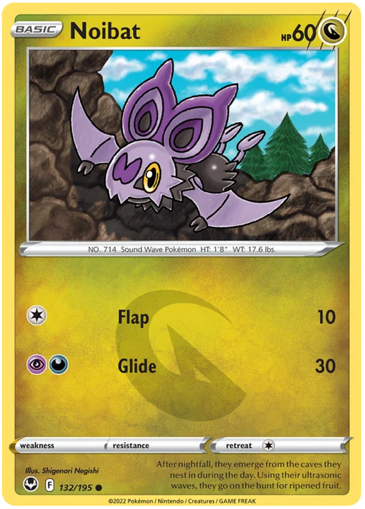Noibat (132/195) - Silver Tempest