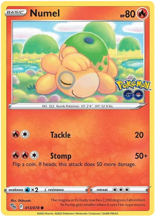 Numel (013/078) - Pokémon Go