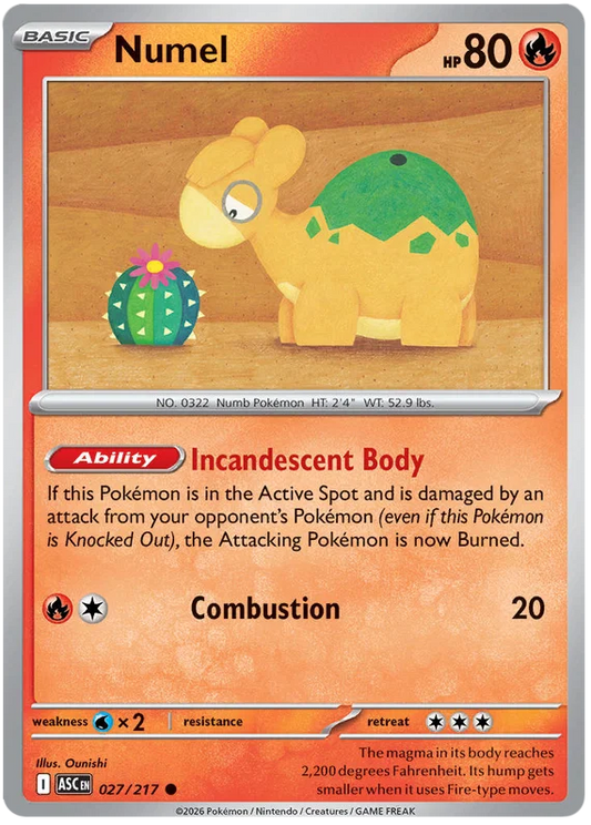 Numel [Ball Reverse Holo] (027/217) - Ascended Heroes