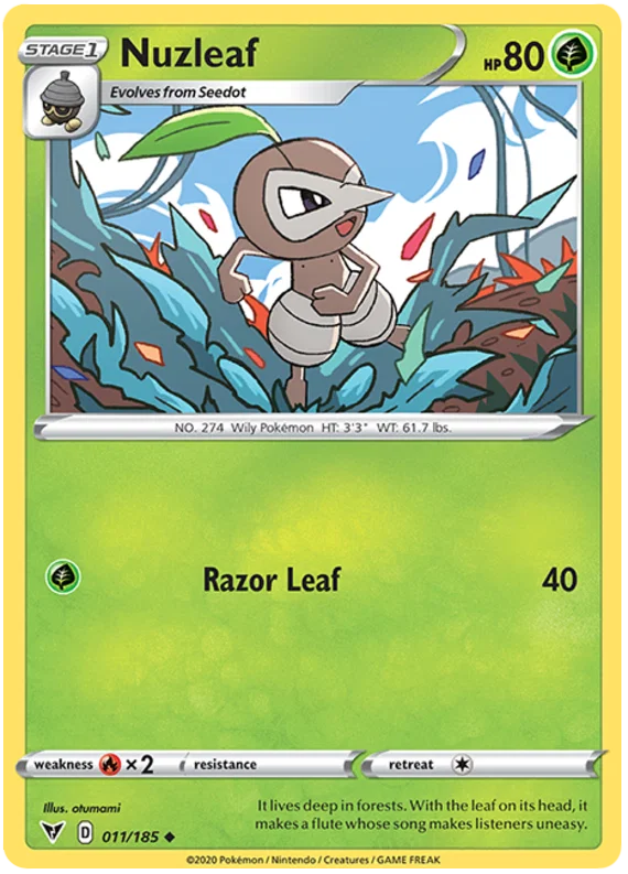 Nuzleaf (011/185) - Vivid Voltage