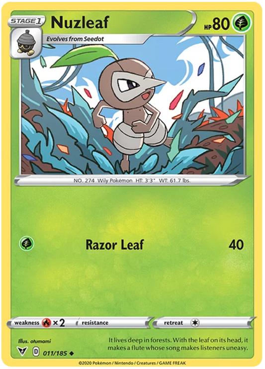 Nuzleaf (011/185) - Vivid Voltage