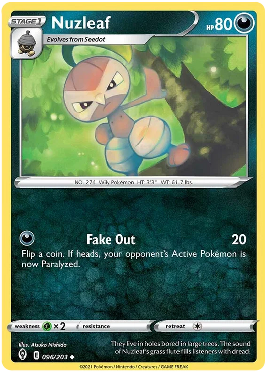 Nuzleaf (096/203) - Evolving Skies