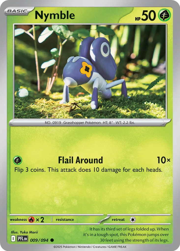 Nymble [Reverse Holo] (009/094) - Phantasmal Flames
