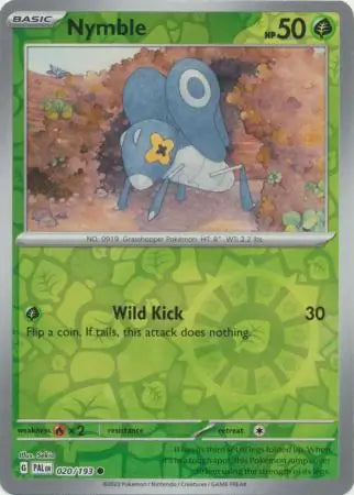 Nymble Reverse Holo (020/193) - Paldea Evolved