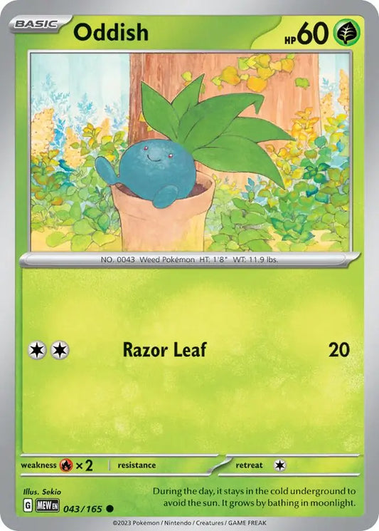 Oddish (043/165) - 151