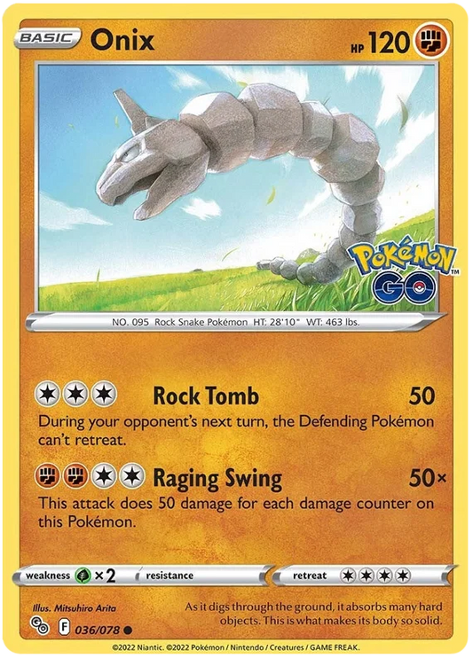 Onix (036/078) - Pokémon Go