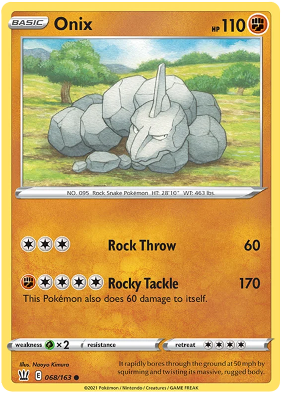 Onix (068/163) - Battle Styles