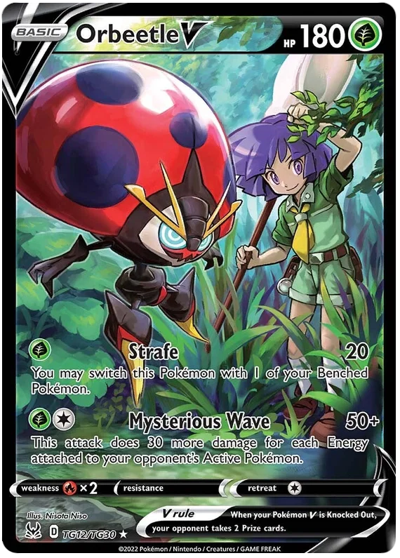 Orbeetle V (TG12/TG30) - Lost Origin - Trainer Gallery