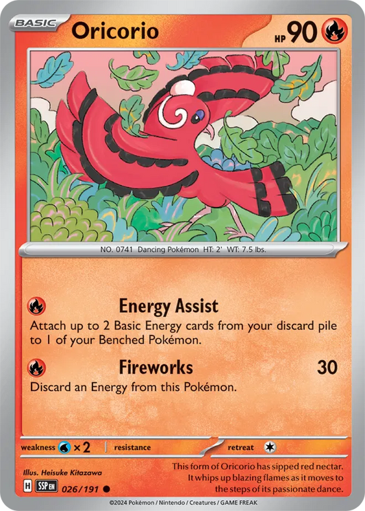Oricorio (026/191) - Surging Sparks