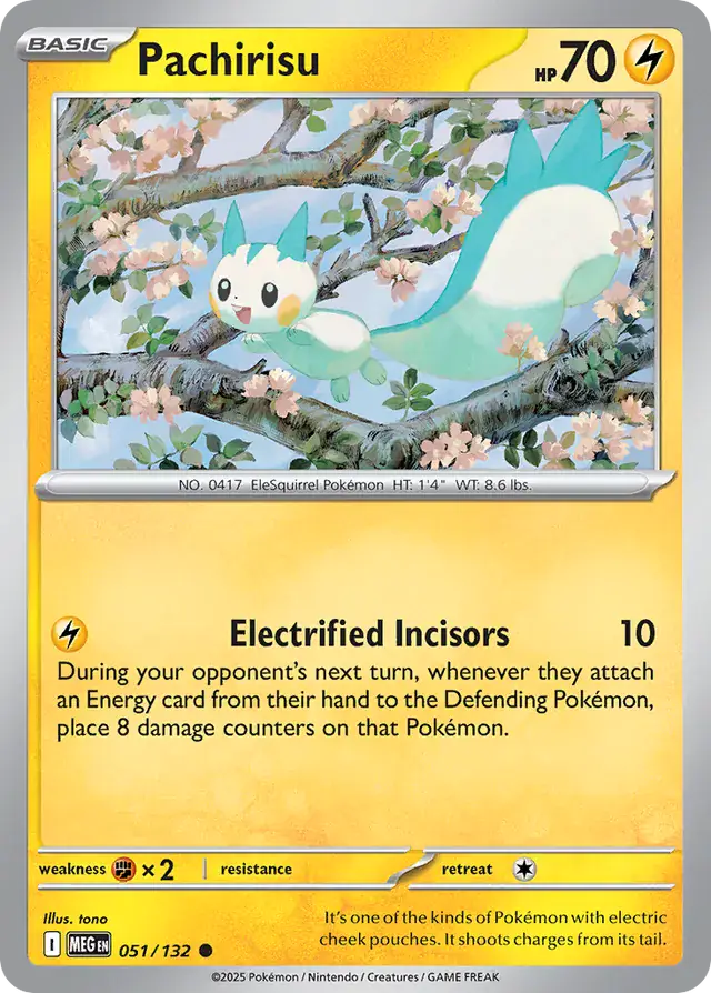 Pachirisu (051/132) - Mega Evolution