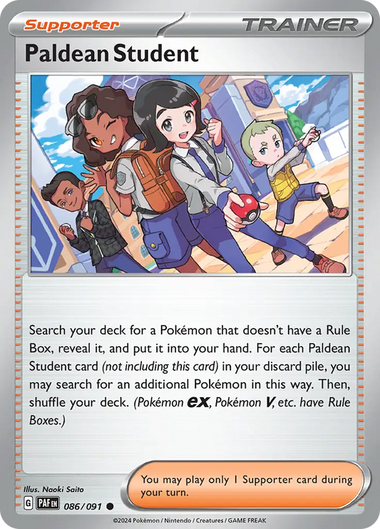 Paldean Student (086/091) - Paldean Fates