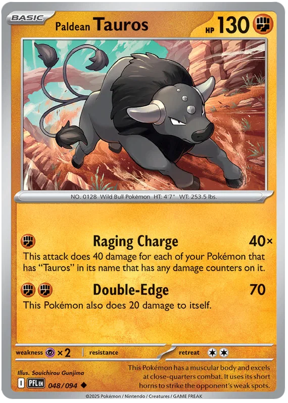 Paldean Tauros (048/094) - Phantasmal Flames