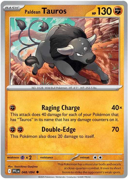 Paldean Tauros (048/094) - Phantasmal Flames