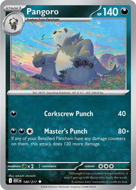 Pangoro (140/217) - Ascended Heroes