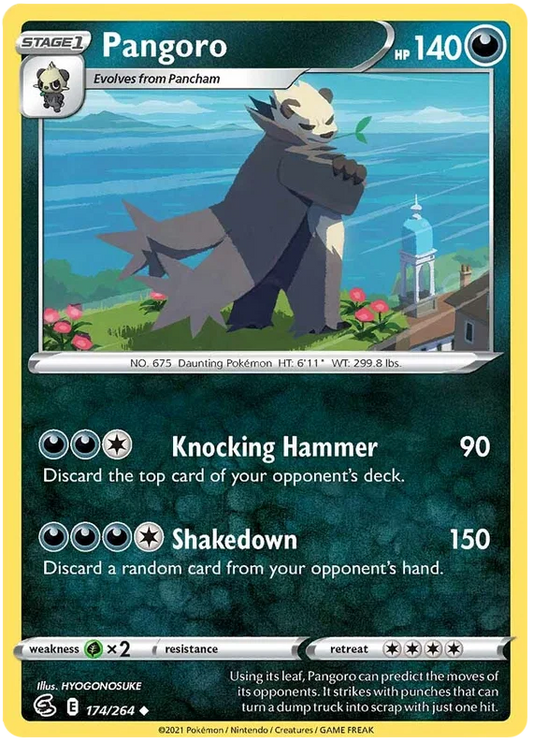 Pangoro [Reverse Holo] (174/264) - Fusion Strike