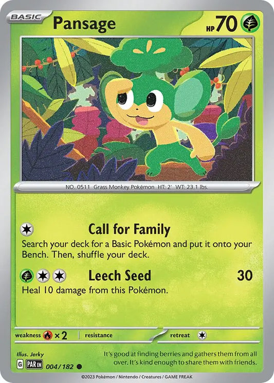 Pansage (004/182) - Paradox Rift