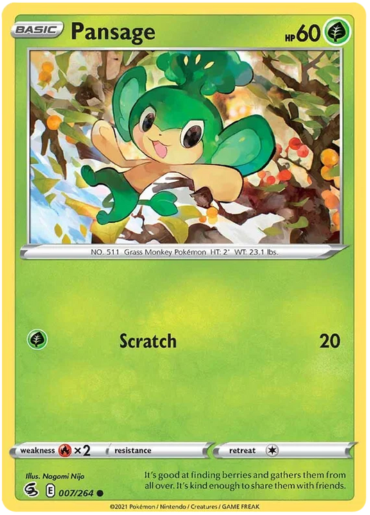 Pansage (007/264) - Fusion Strike
