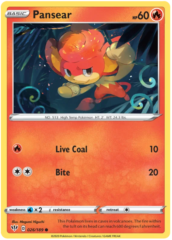 Pansear (026/189) - Darkness Ablaze